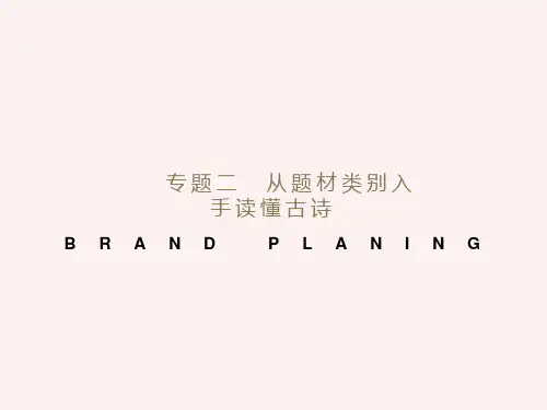 古代诗文阅读第三章第一节专题二