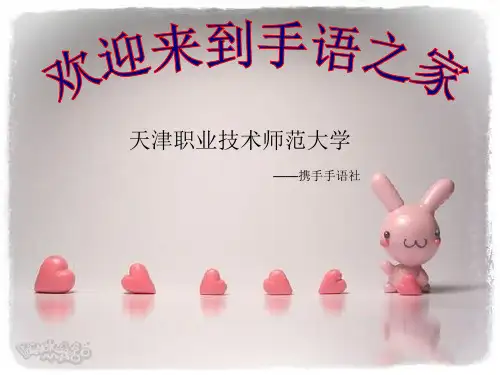 手语小打法ppt