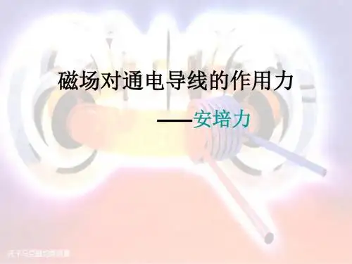 磁场对导线的作用力--安培力.ppt