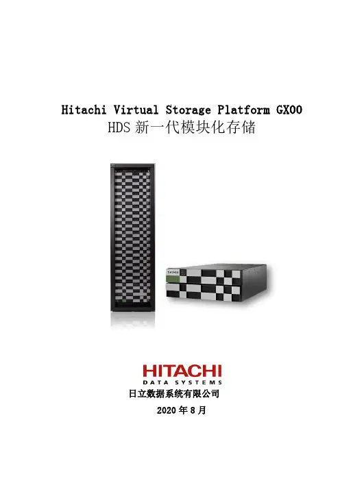 HitachiVSPGX磁盘阵列产品说明