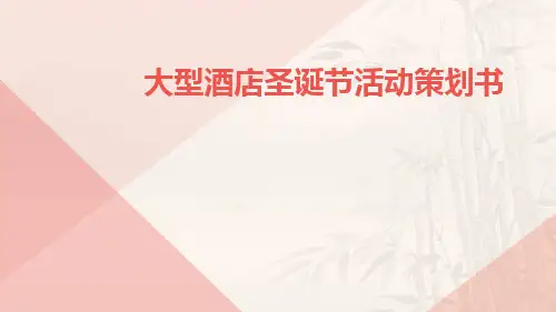 大型酒店圣诞节活动策划书PPT