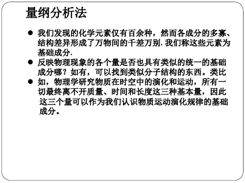 《数学模型》课件量纲分析法20180907
