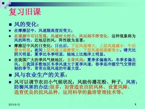 第六章  天气和天气预报