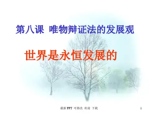 世界是永恒发展的课件