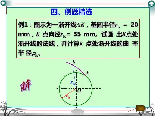 东南大学机械原理学习与考研辅导第7章齿轮机构下1