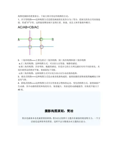 摄影构图六大原则