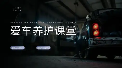 爱车养护课堂PPT课件