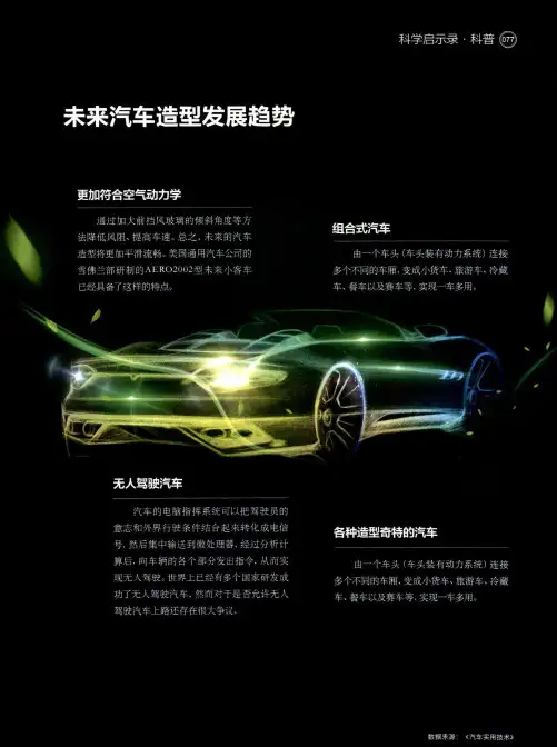 未来汽车造型发展趋势