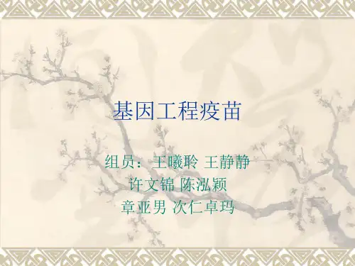 基因工程疫苗