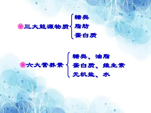 糖PPT教学课件