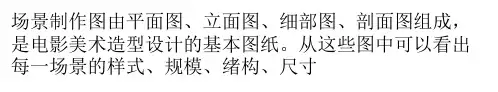 电影美工：场景制作图