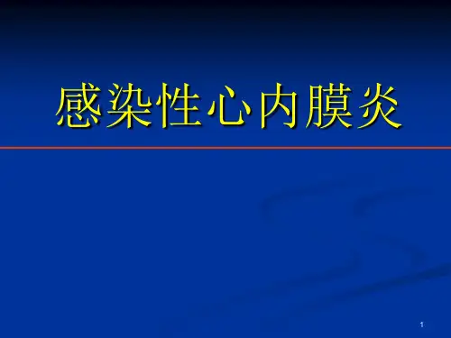 感染性心内膜炎ppt课件