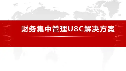 集团财务集中管理解决方案