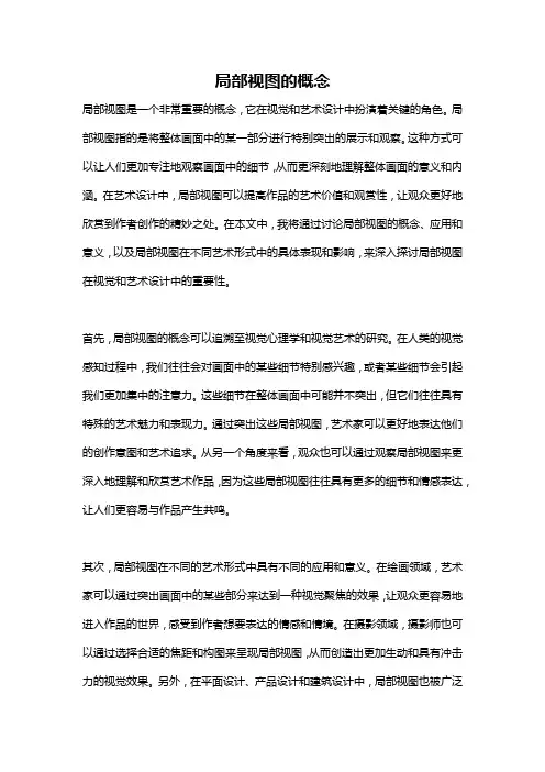 局部视图的概念