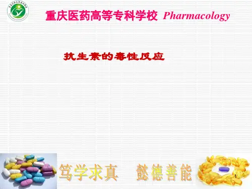 实验抗生素的毒性反应(精)
