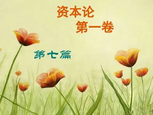 《资本论》第七篇(21~24)