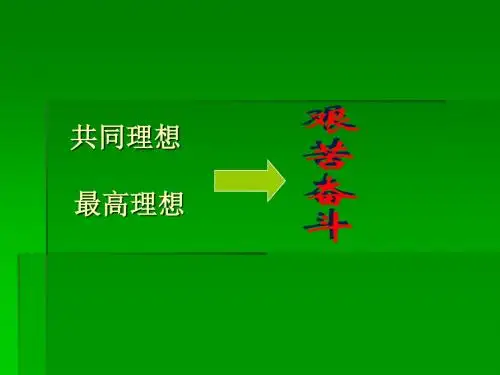 思想品德：第四单元-第二节《感受使命》课件(湘教版九年级)