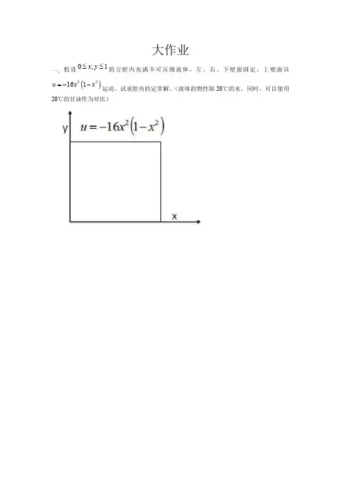 传热与流体数值计算大作业