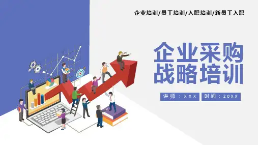 专题课件企业采购战略培训企业培训通用PPT模板