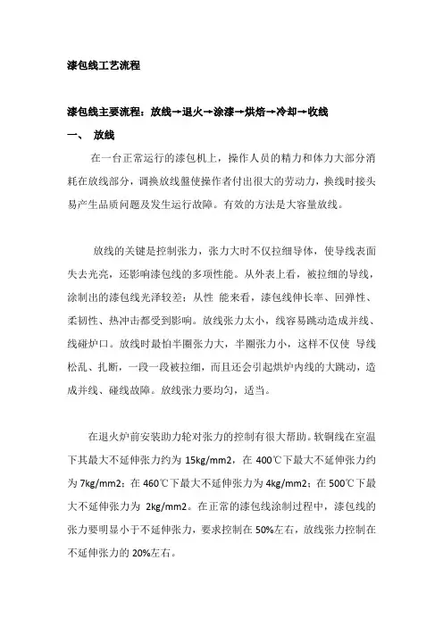漆包线工艺流程