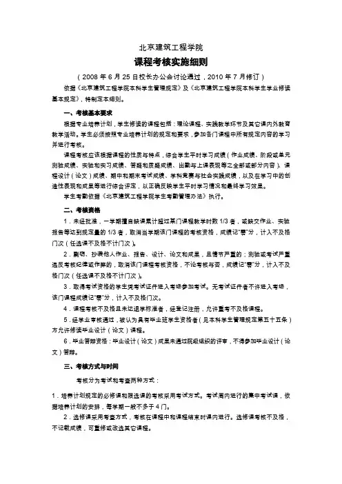 北京建筑工程学院