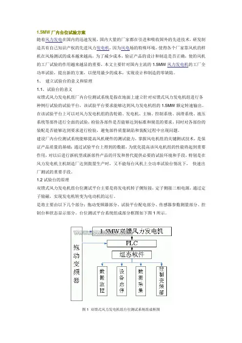 风力发电试验场建设资料