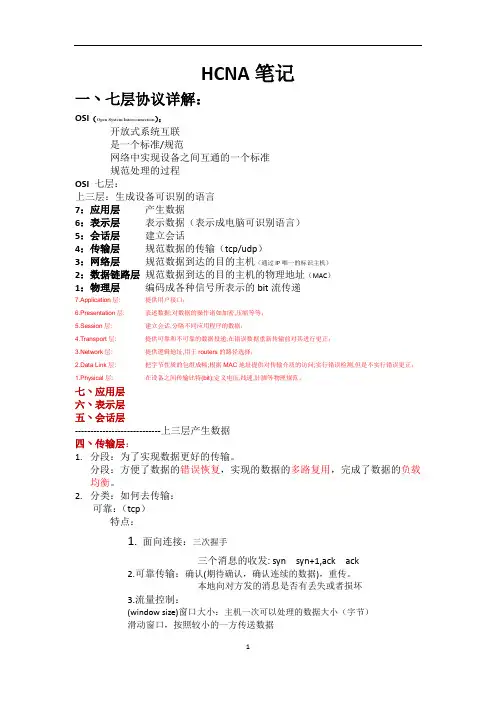 hcna笔记