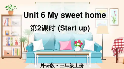 外研版(2024新版)小学三年级英语上册Unit 6 第2课时Start up教学课件