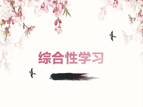 中考语文二轮专题复习课件：综合性学习(共47张PPT)
