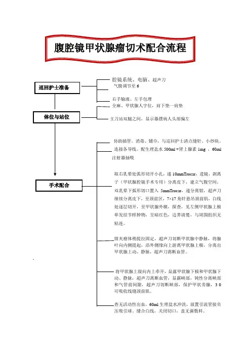 腹腔镜甲状腺切除术.doc