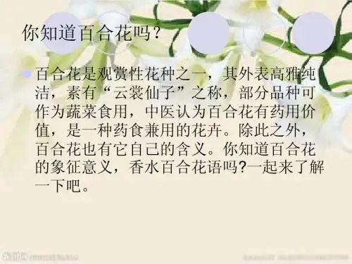 百合花