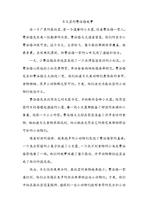 冬天里的费洛格故事