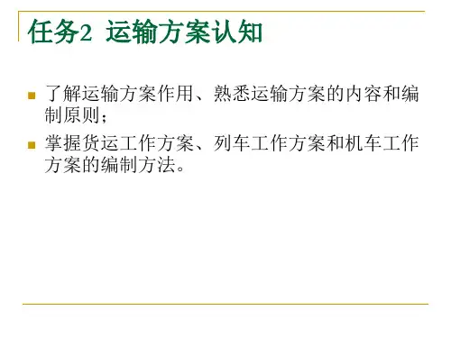列车调度指挥(第3版)运输方案编制