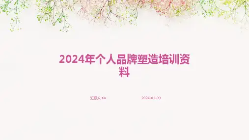 2024年个人品牌塑造培训资料