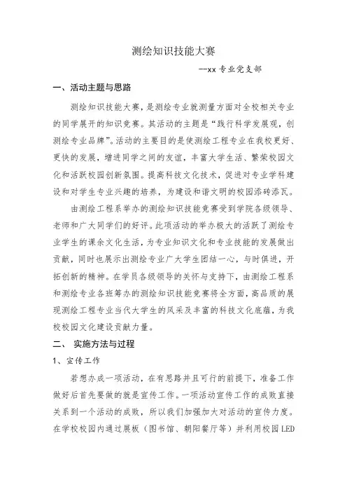 xx学院--xx专业党支部活动创新案列