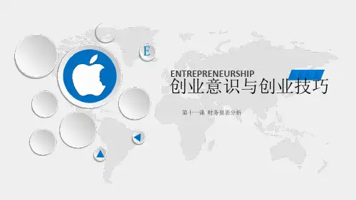 创业意识与创业技巧：财务报表分析ppt课件