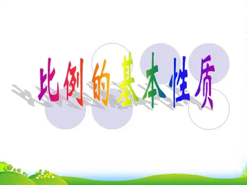 最人教六年级下册数学比例的基本性质赛课课件(29)