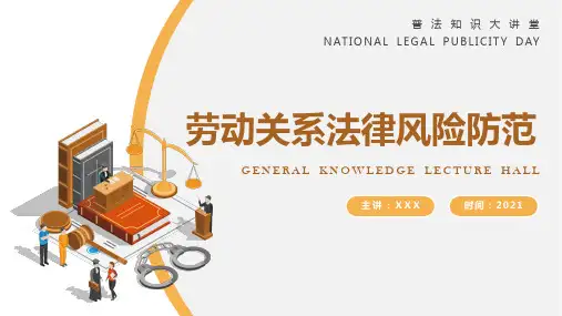 劳动关系法律风险防范培训PPT