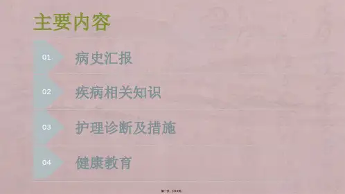 直肠癌病人护理查房