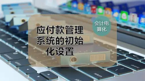 应付款管理系统的初始化设置