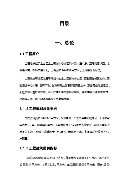 某某房地产项目地块投资分析报告(doc 14)