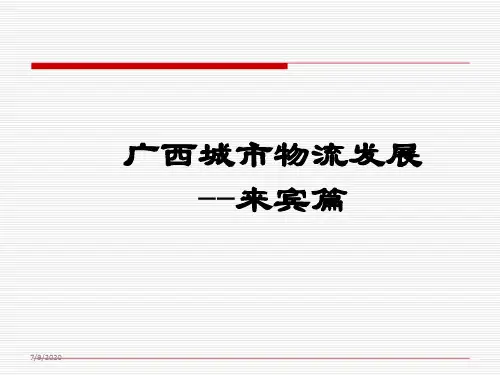 广西城市物流发展情况(来宾)资料.