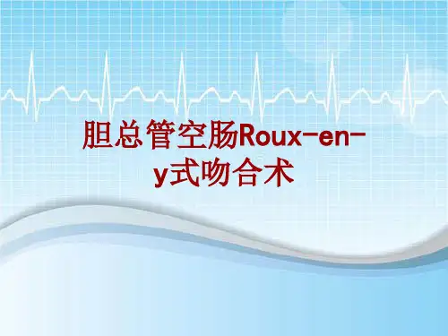 外科手术教学资料：胆总管空肠Roux-en-y式吻合术讲解模板