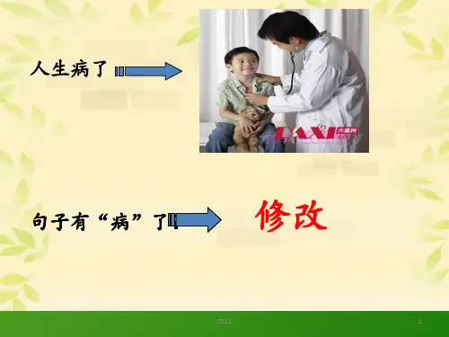 修改病句微课PPT课件