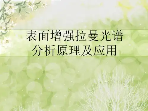 表面增强拉曼光谱分析原理及应用