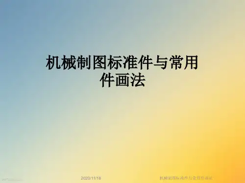 机械制图标准件与常用件画法