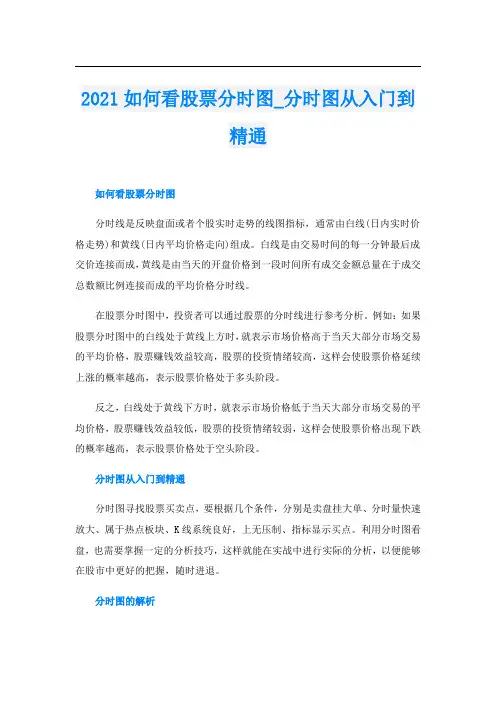 如何看股票分时图_分时图从入门到精通