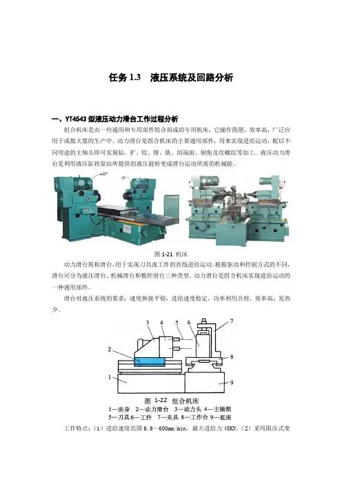 机械加工工艺与工装夹具 1.3 液压系统及回路分析(教材)