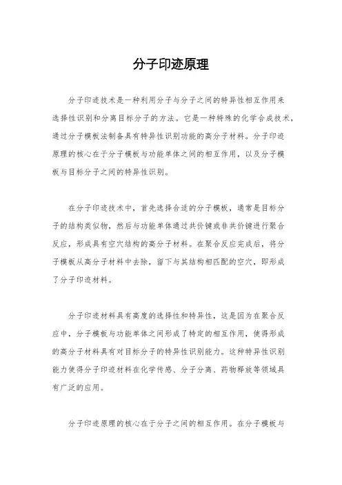 分子印迹原理