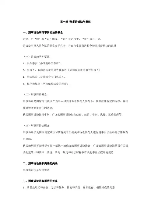 2023年刑事诉讼法知识点整理